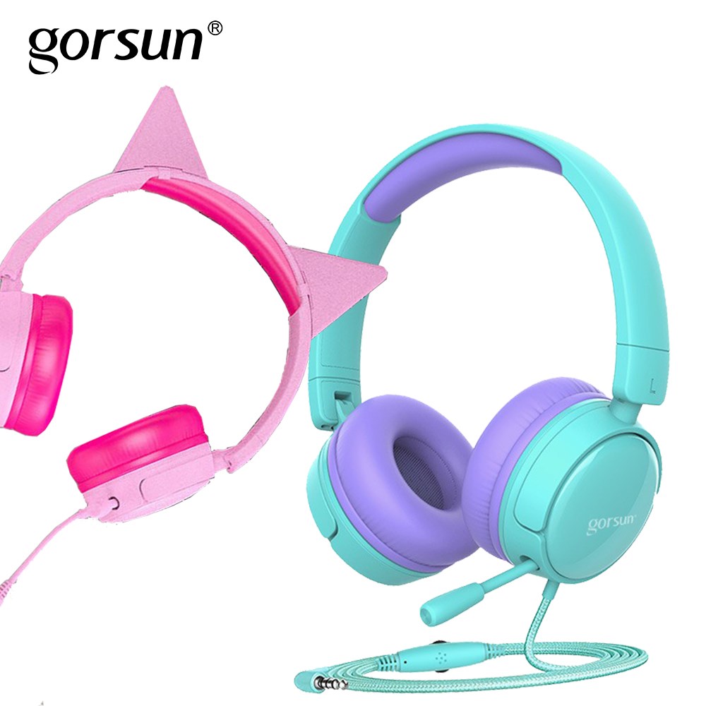 【Gorsun】A62 高品質兒童耳機 (附麥克風)